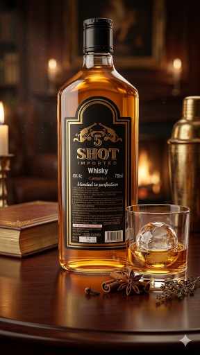 Whisky  5Shot.   (750 ml)