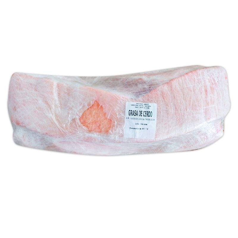 Manteca de cerdo en Rama 1.8 -2.0 Kg