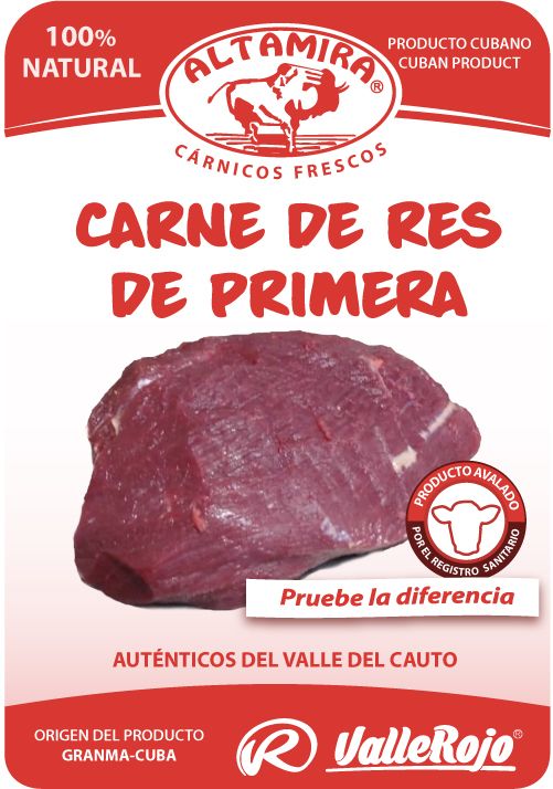 Carne de Res de primera paquete 0.8 - 1Kg